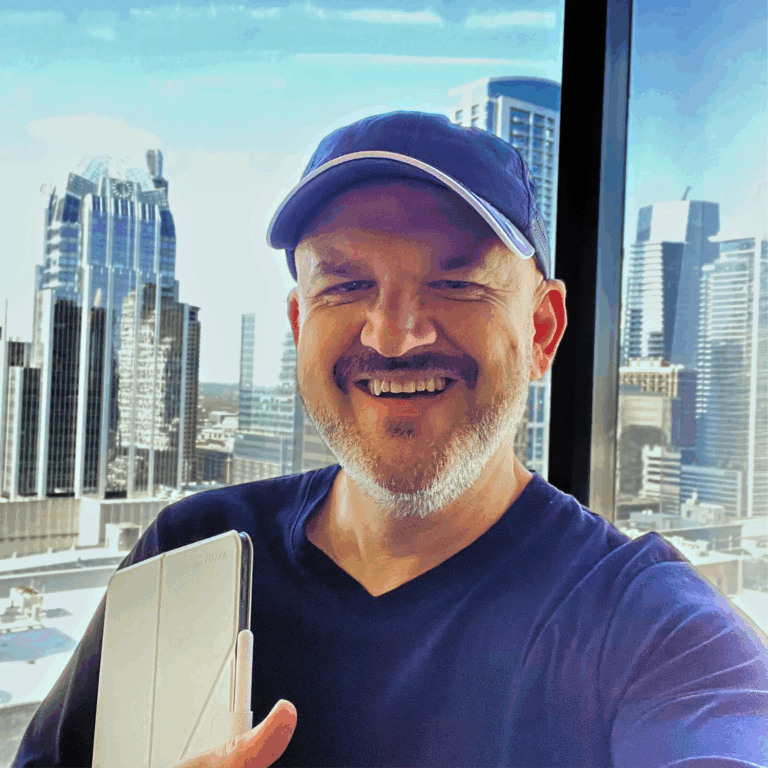 Colin at the Capital Factory, in Austin